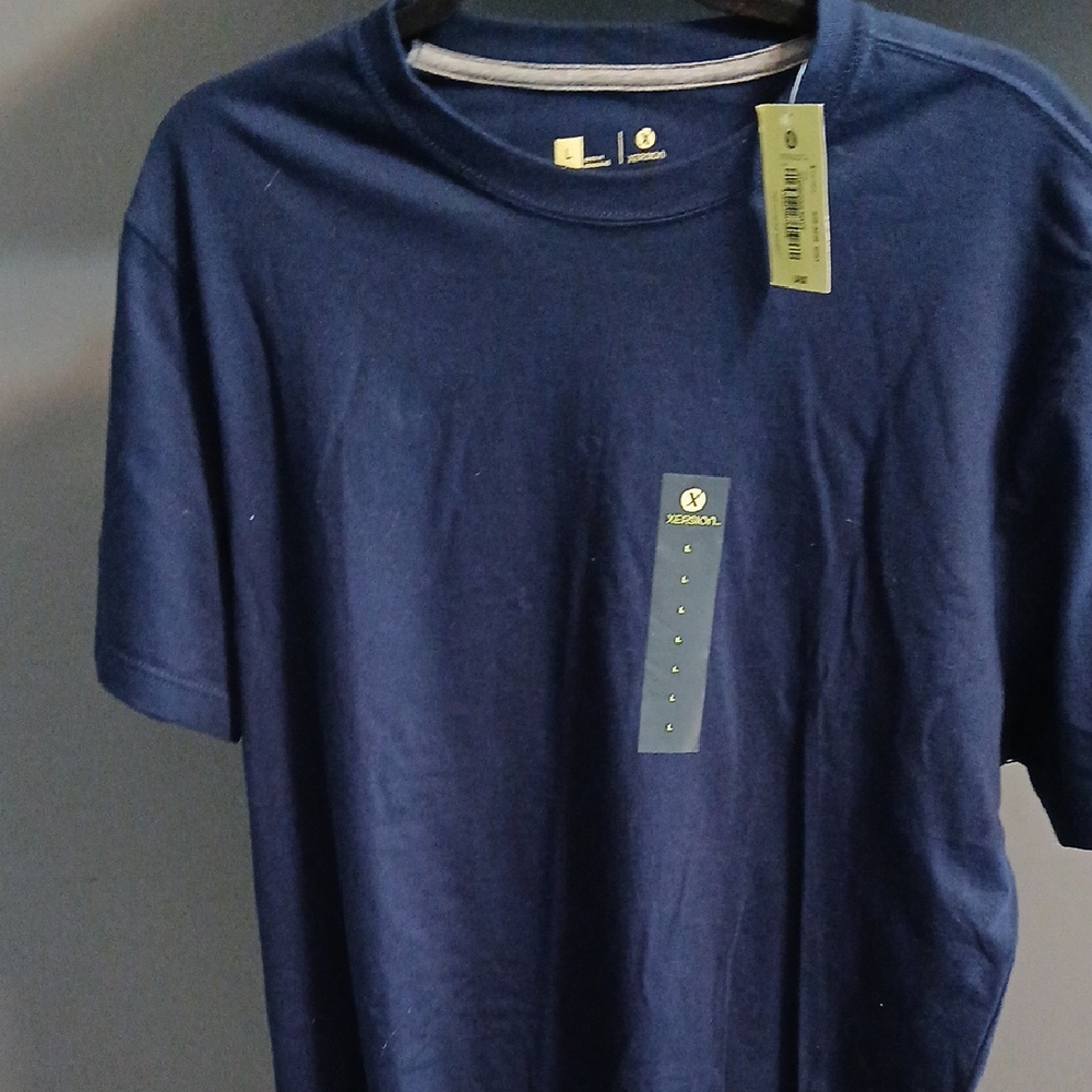 Xersion Blue Short Sleeve Tee Casual Shirt
